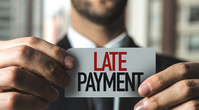 late client payments, cash, law, customers, payment time