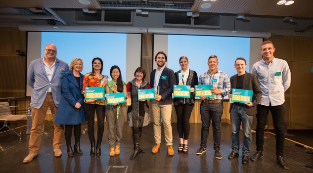 Optus Future Maker Winners + Judges