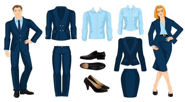 Female corporate outlet wears