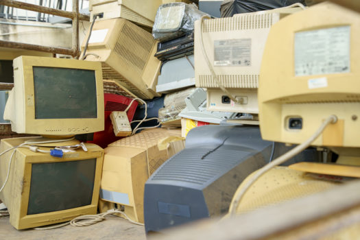 Bigstock Electronic Waste Stack Togethe 298886566 525x350 