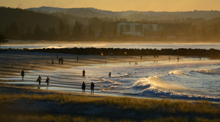 Queensland beach sunrise